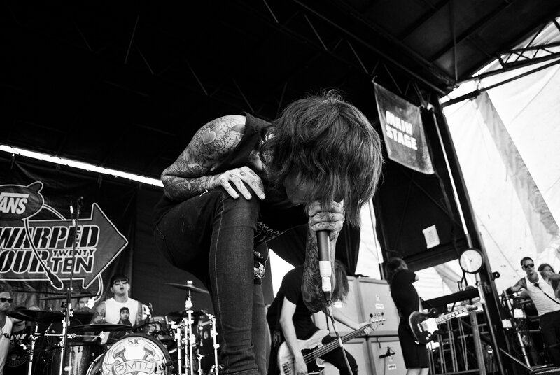 Band performing on main stage