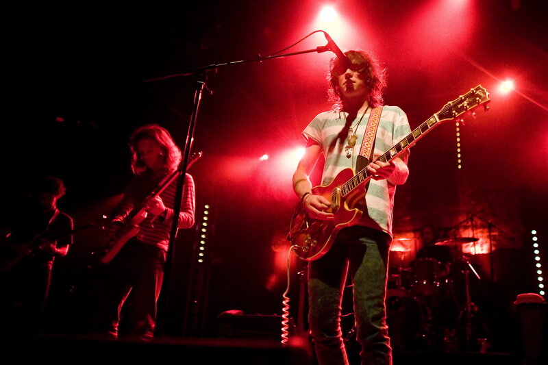 Band performing on stage