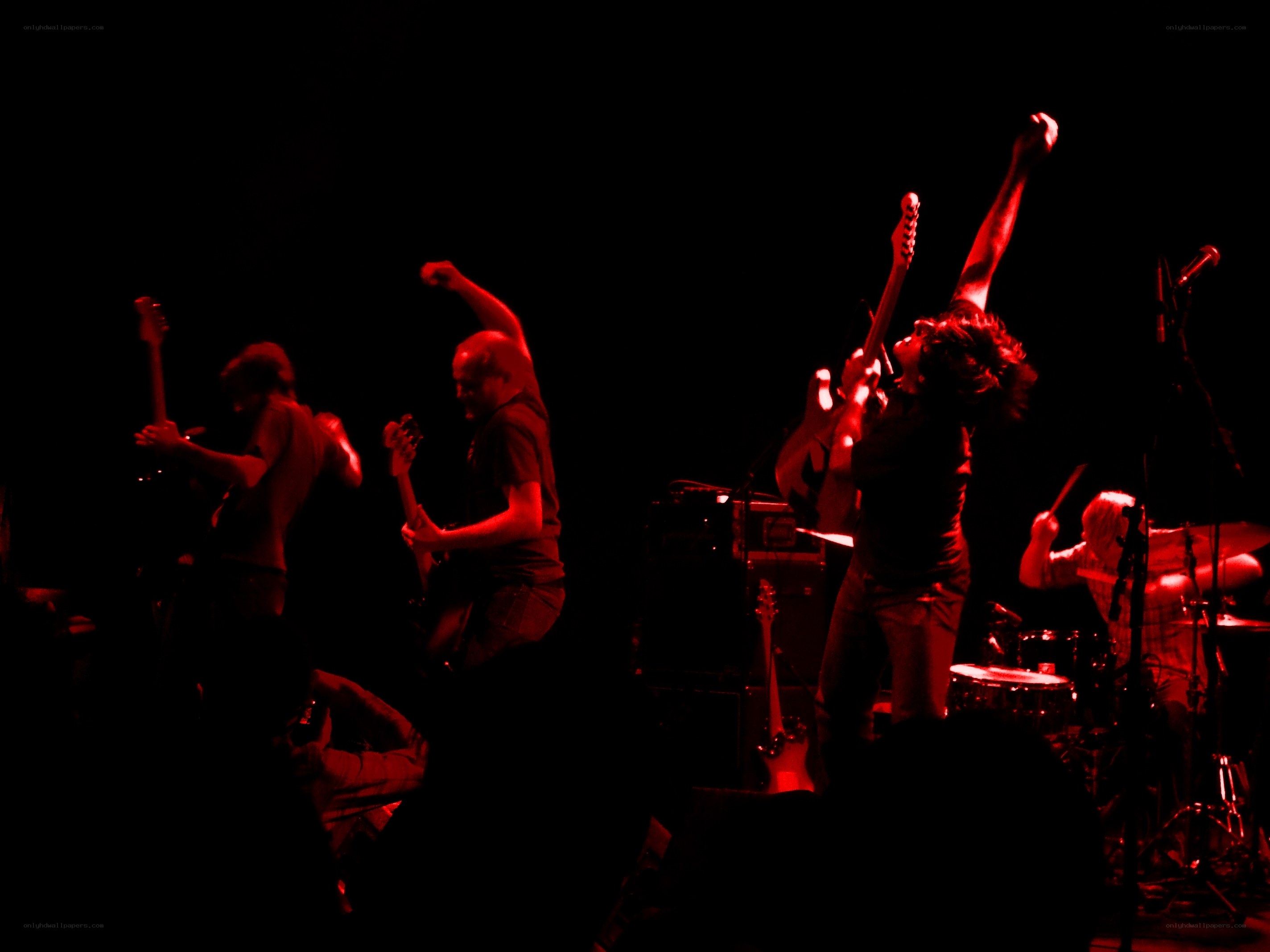 band performing on stage
