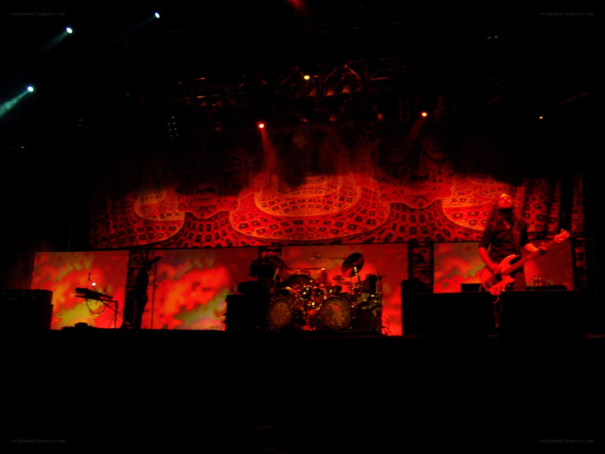 band performing on stage