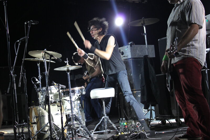 band performing on stage