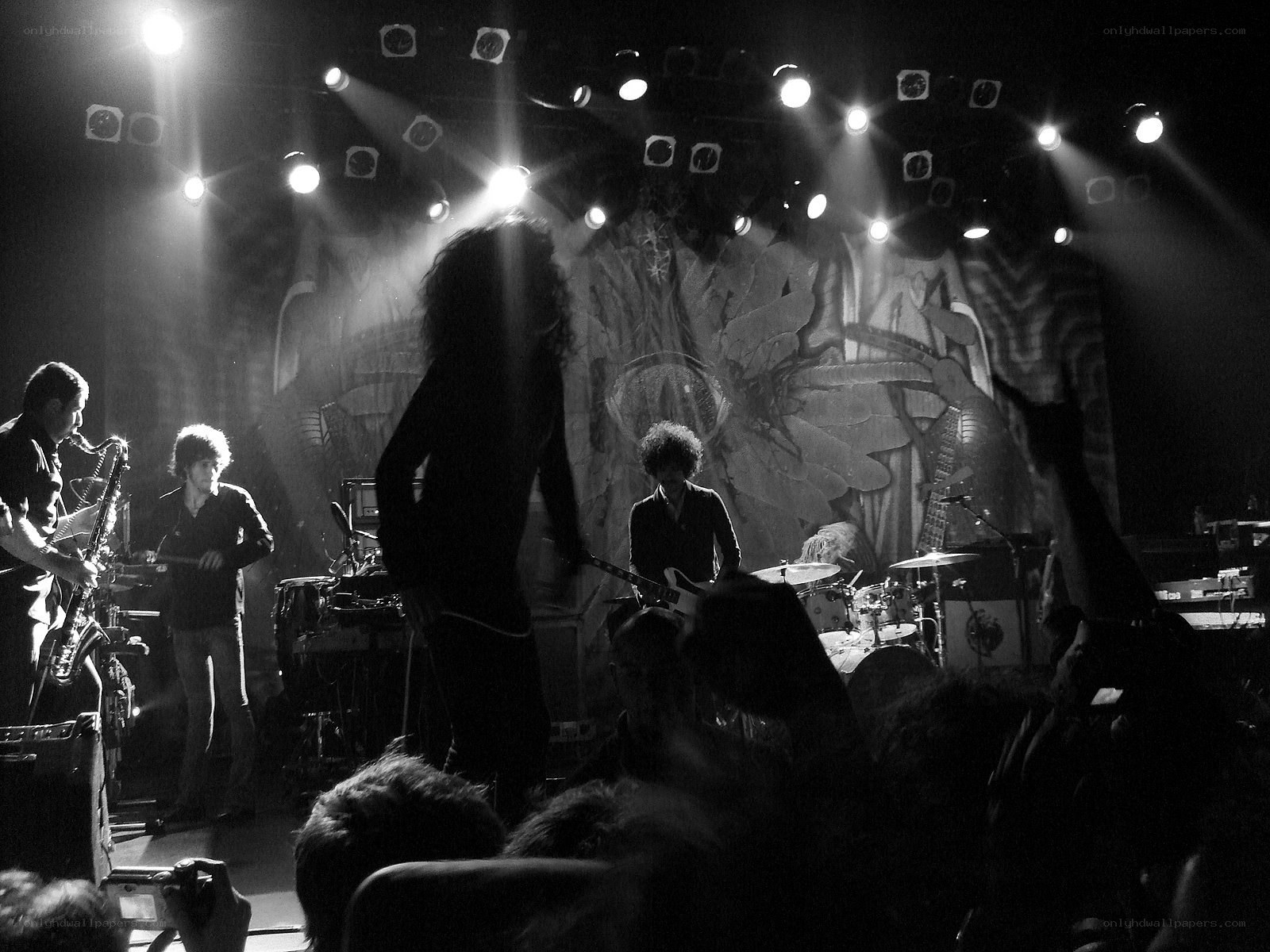 band performing on stage