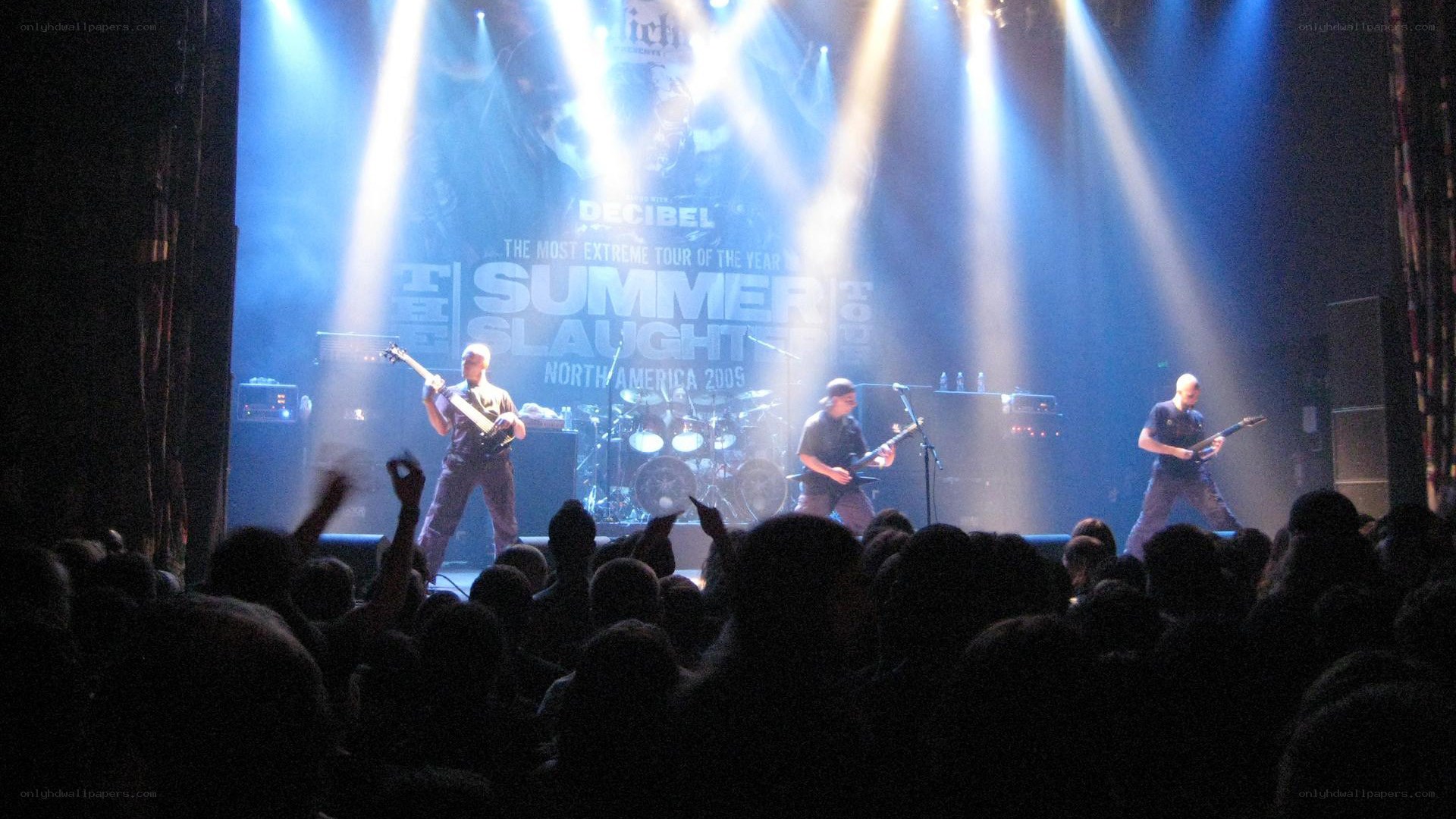 band performing on stage