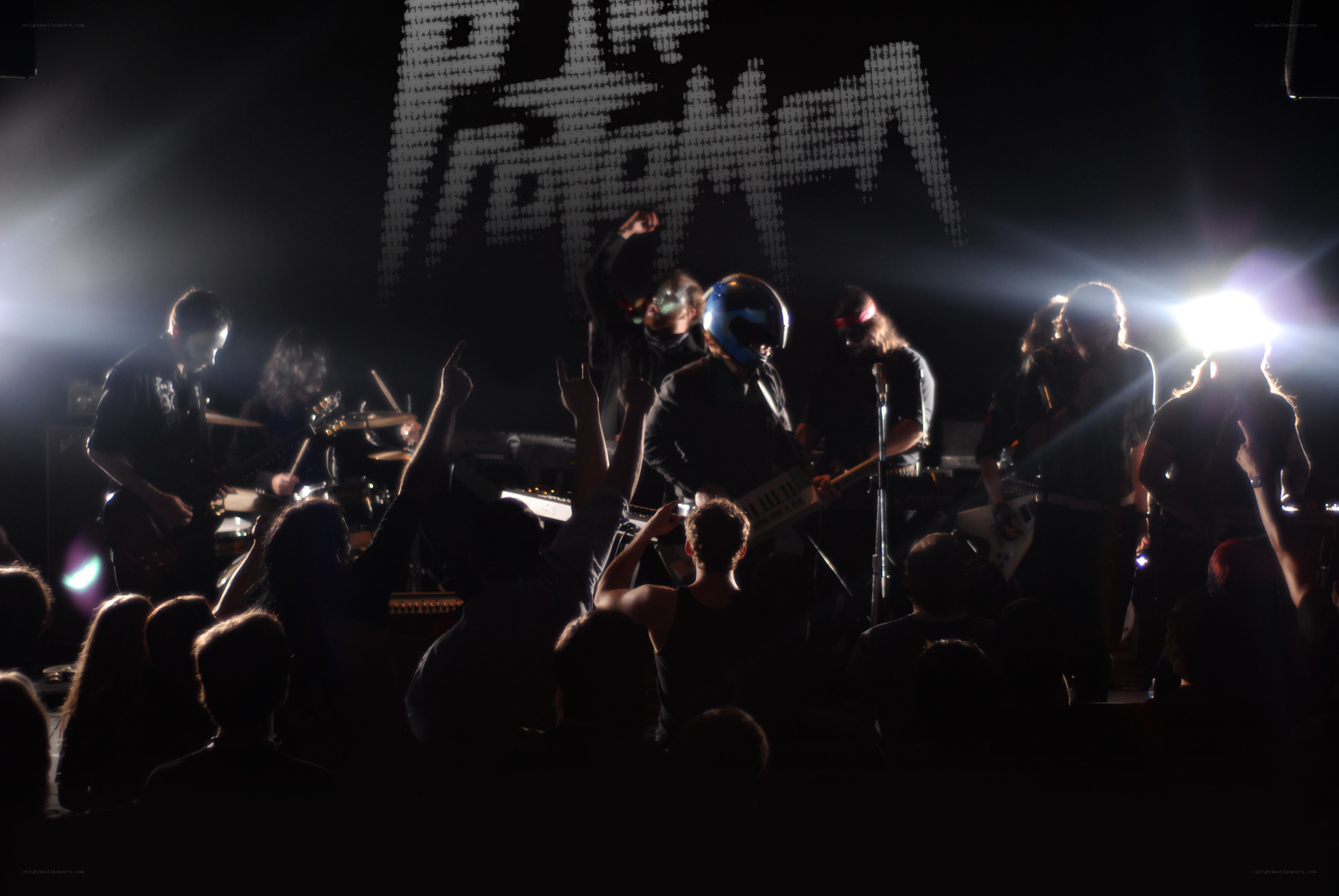 band performing on stage