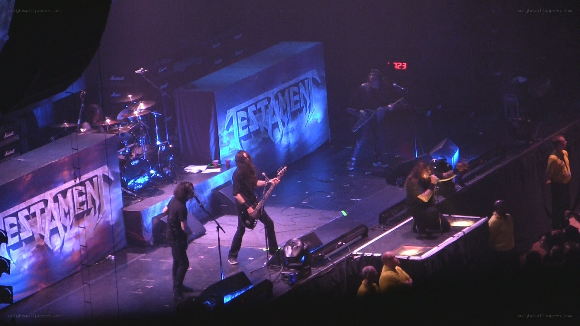 band performing on stage