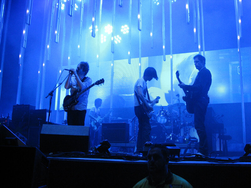 band performing on stage