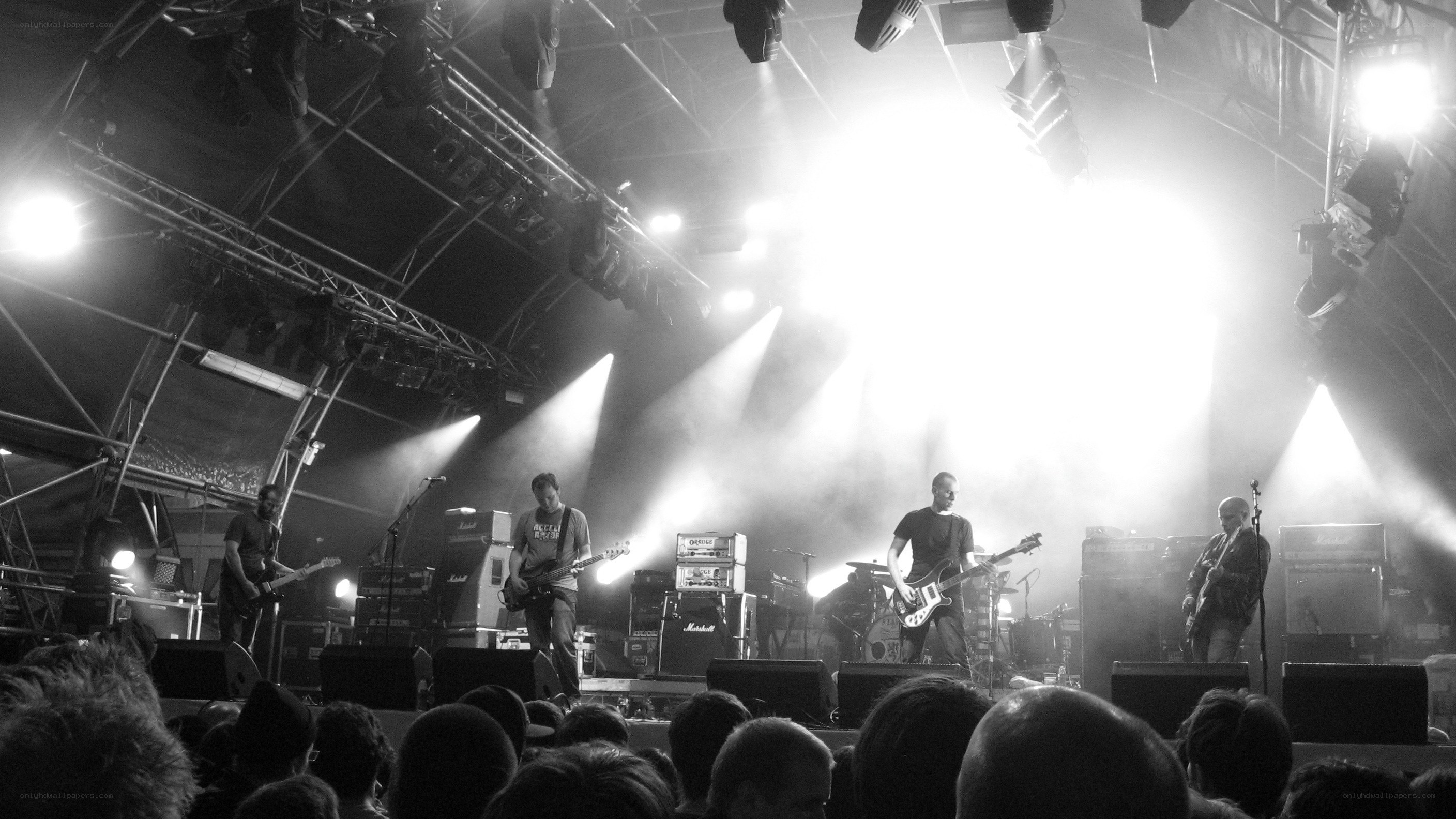 band performing on stage