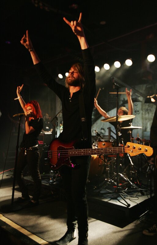 Band performing on stage