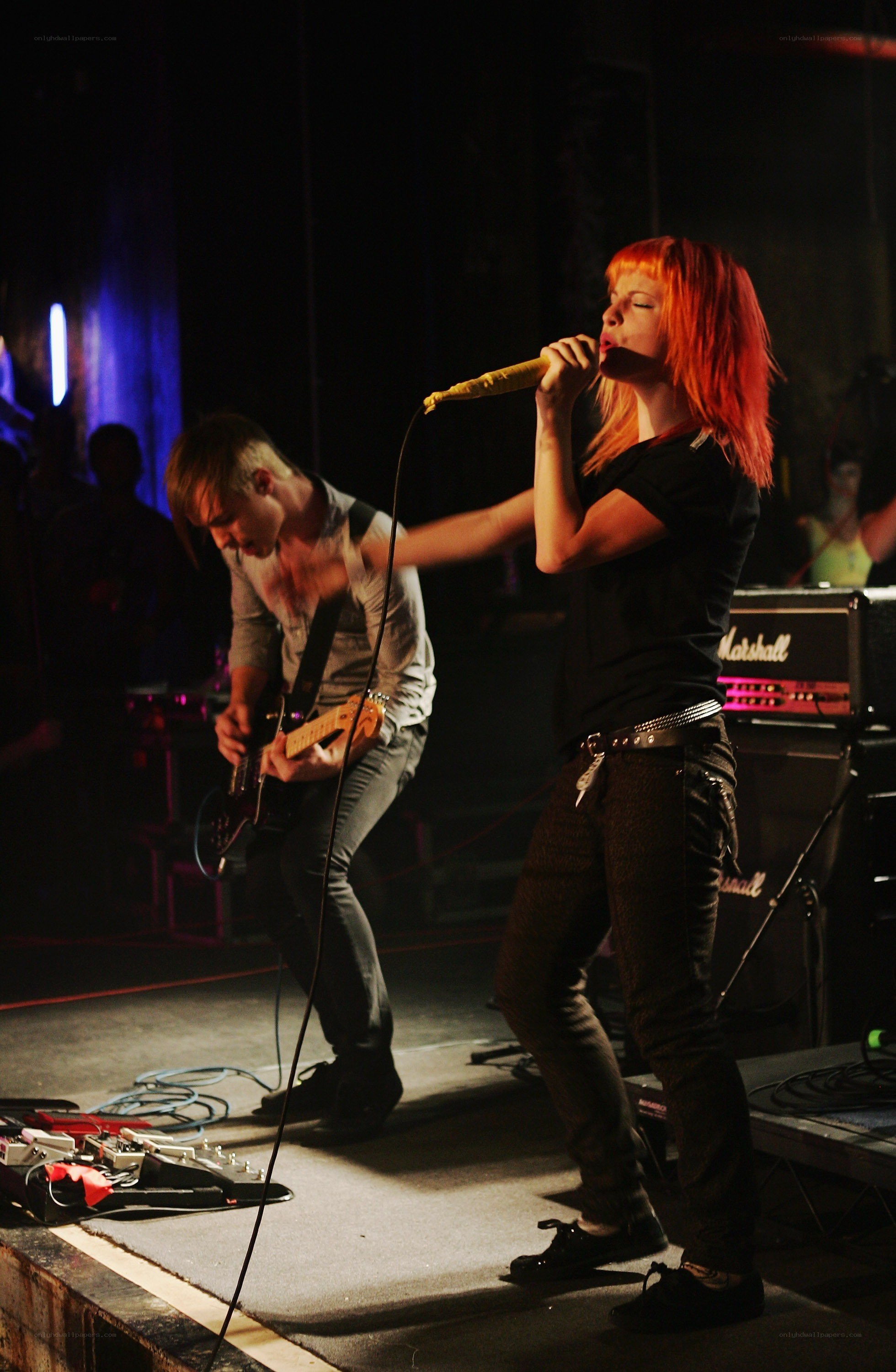 Band performing on stage