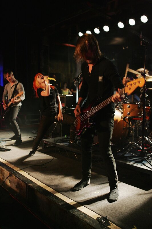 Band performing on stage