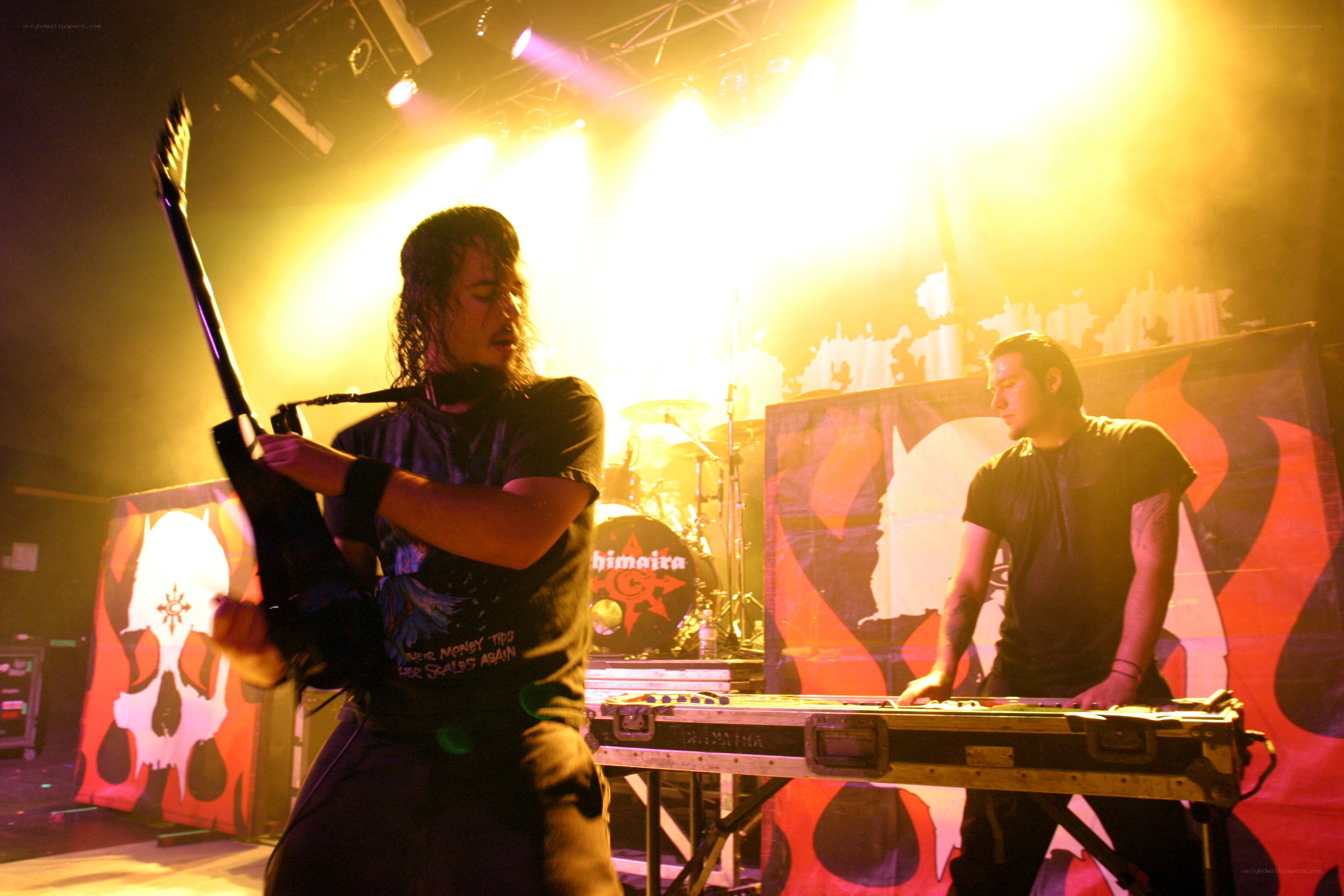 Band performing on stage