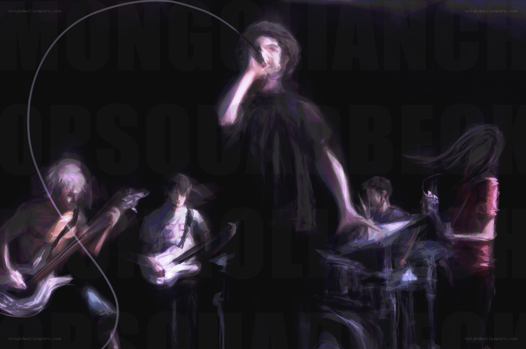 band performing on stage
