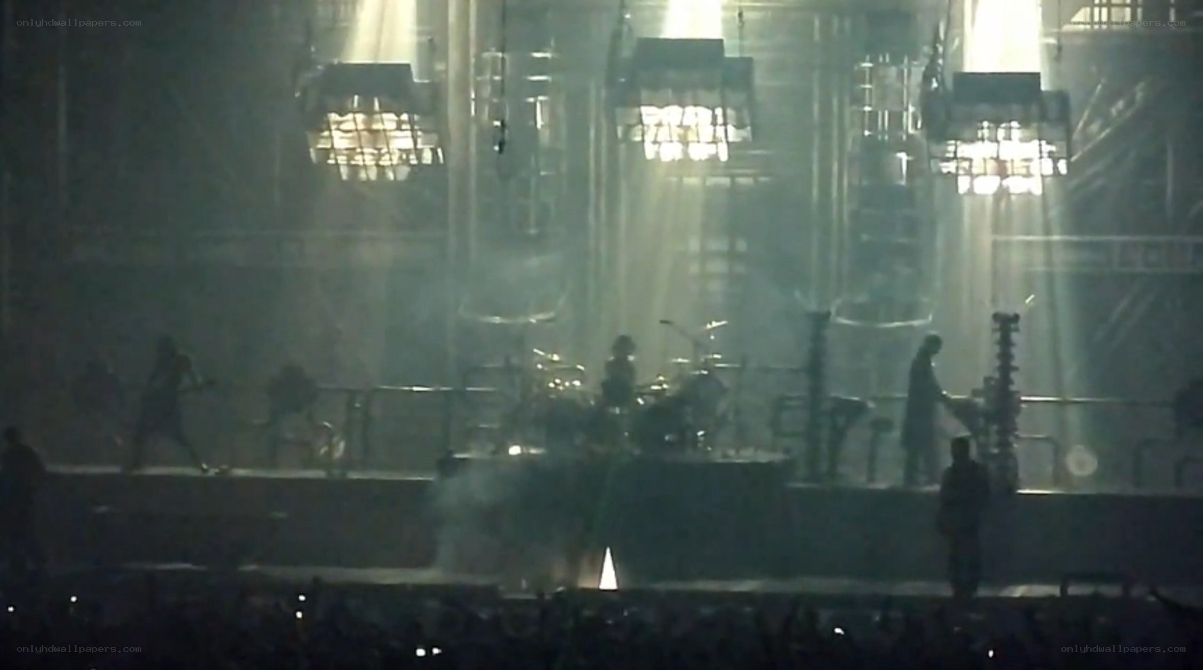 band performing on stage