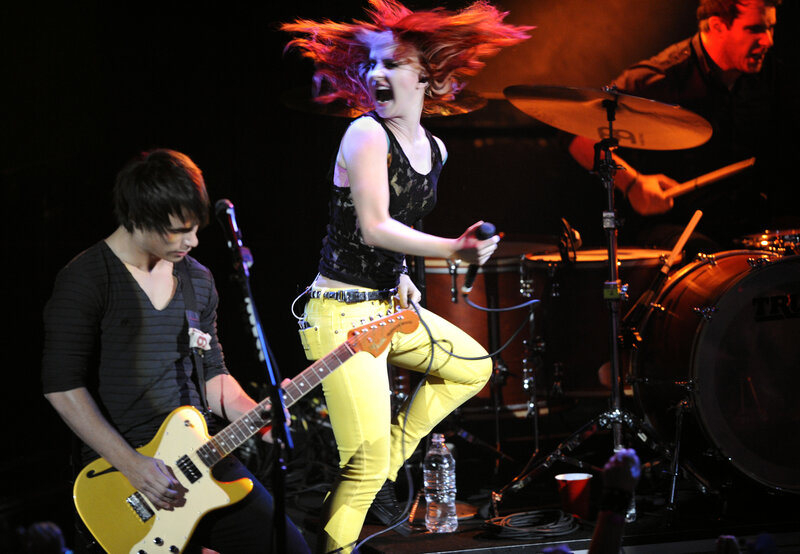 band performing on stage