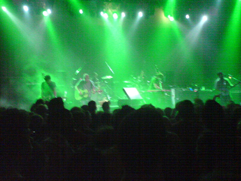 band performing on stage