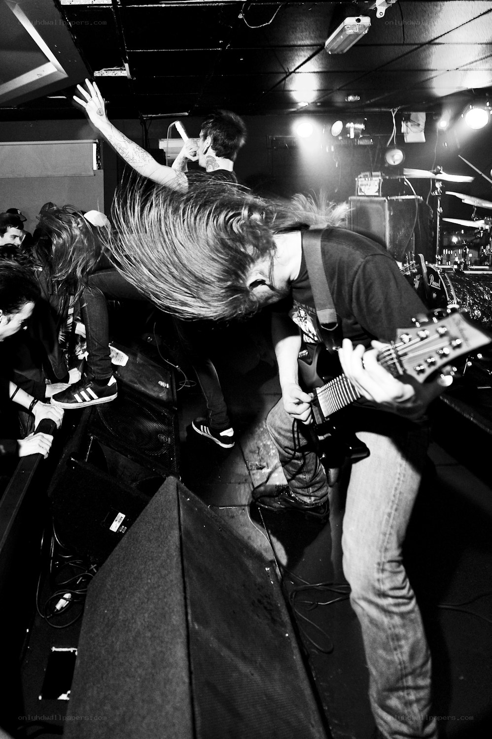 Band performing on stage