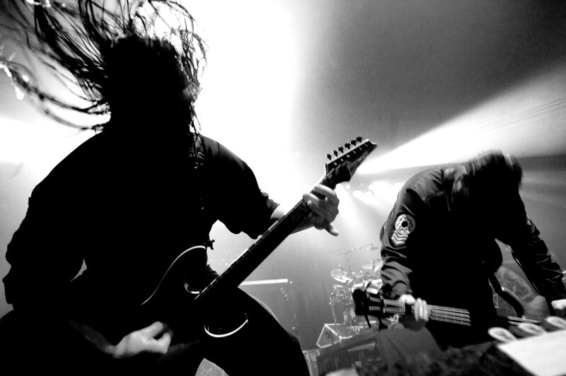 Band performing on stage