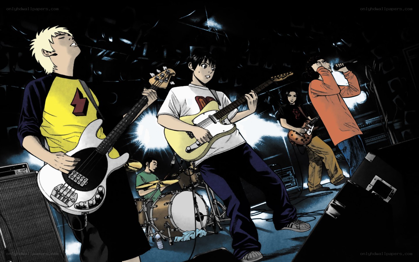 band performing on stage