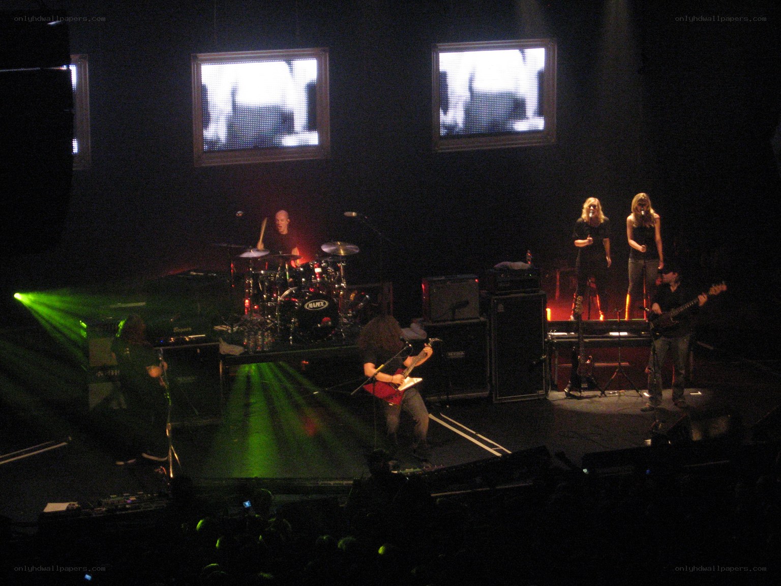 band performing on stage