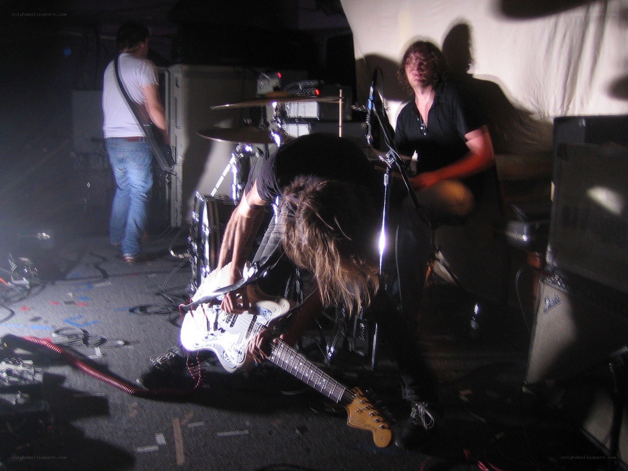 Band performing on stage