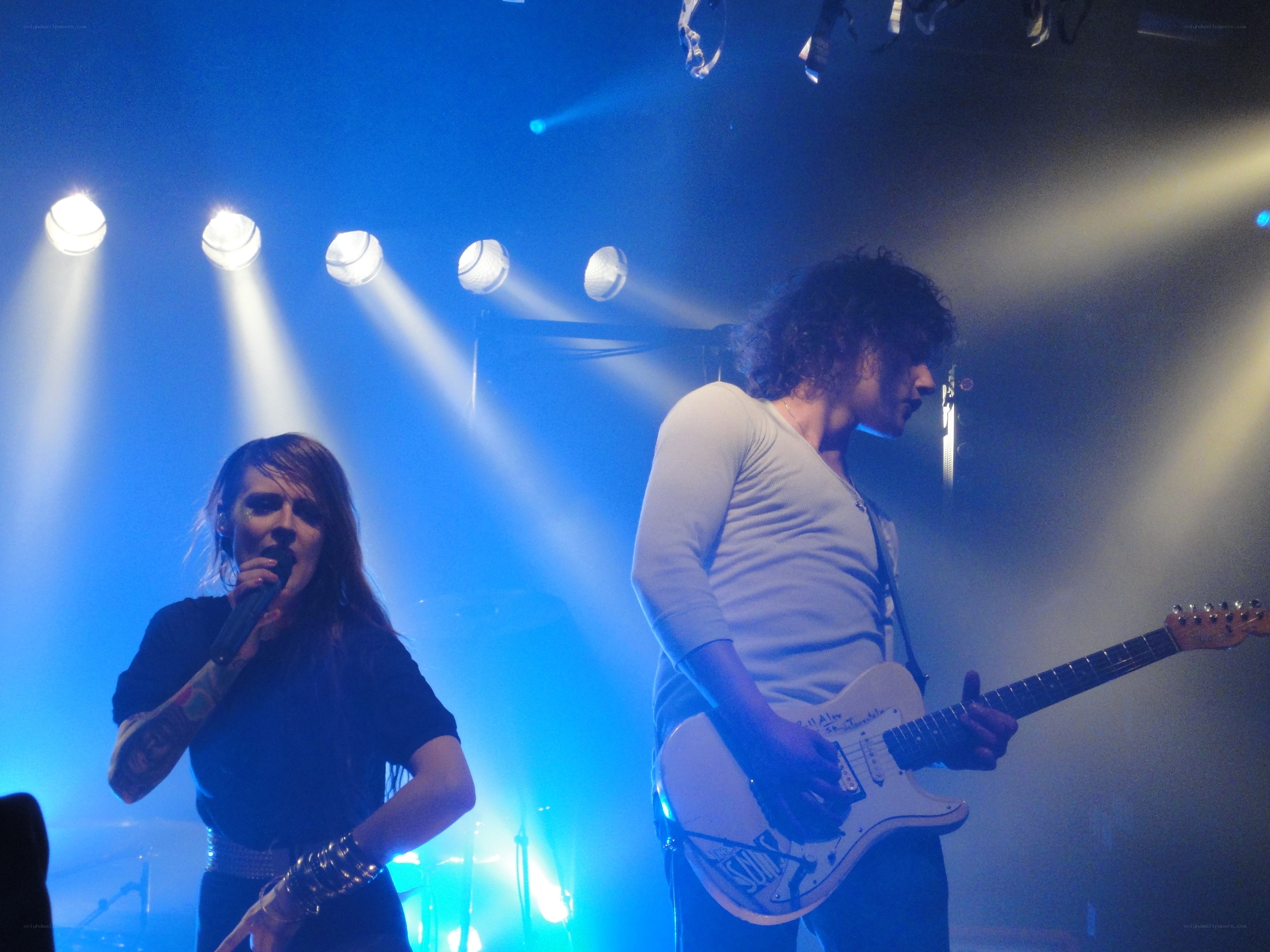 band performing on stage