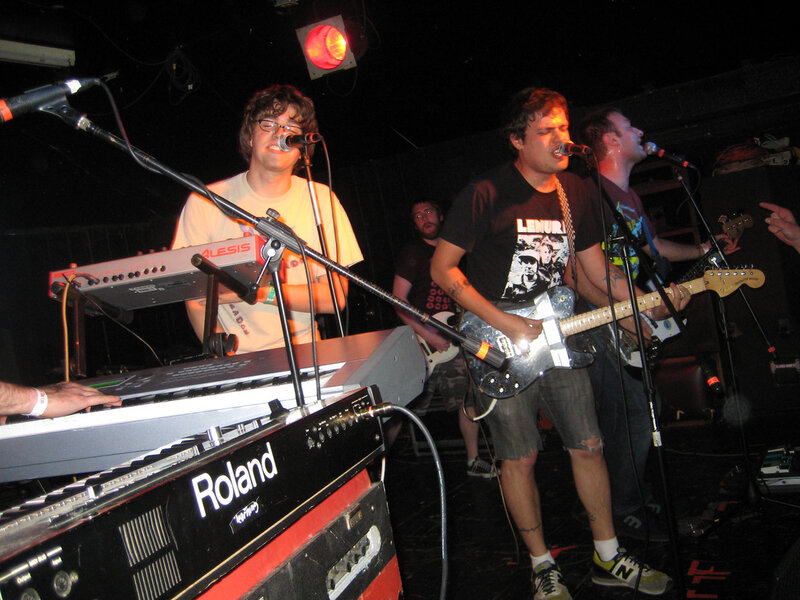 band performing on stage