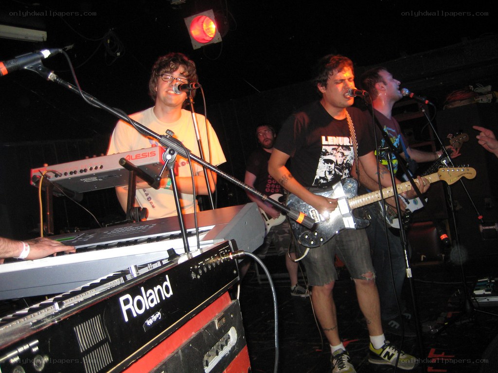 band performing on stage