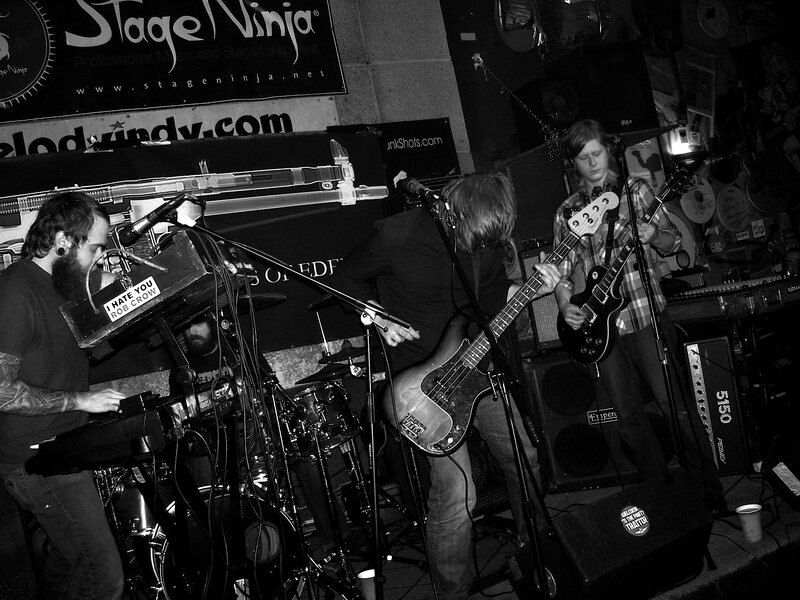 band performing on stage