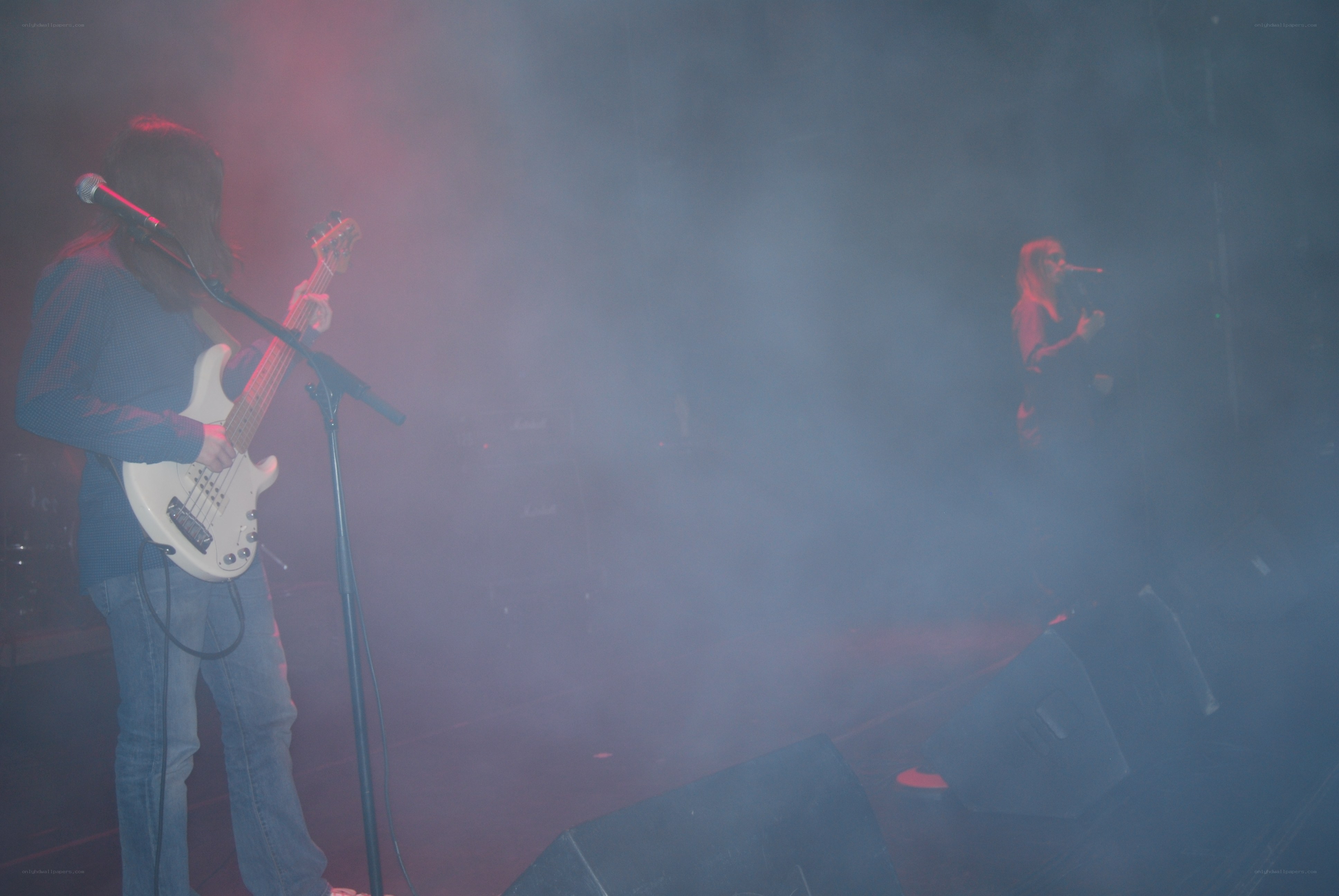 Band performing on stage