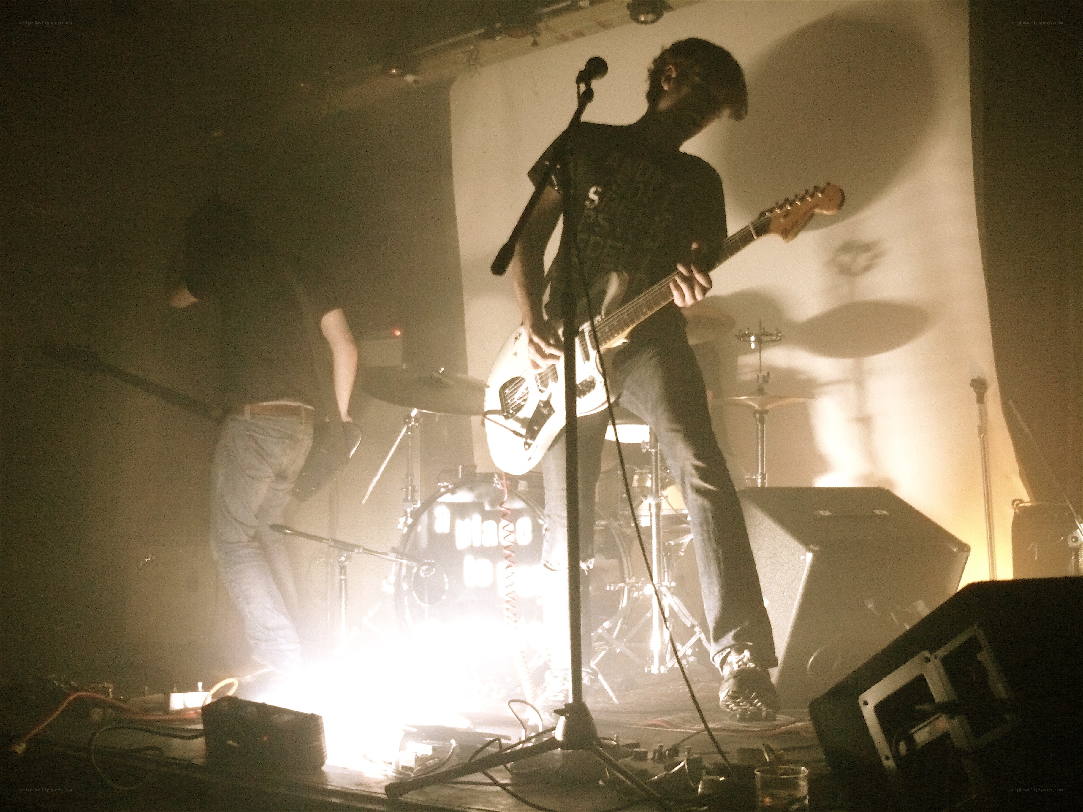band performing on stage