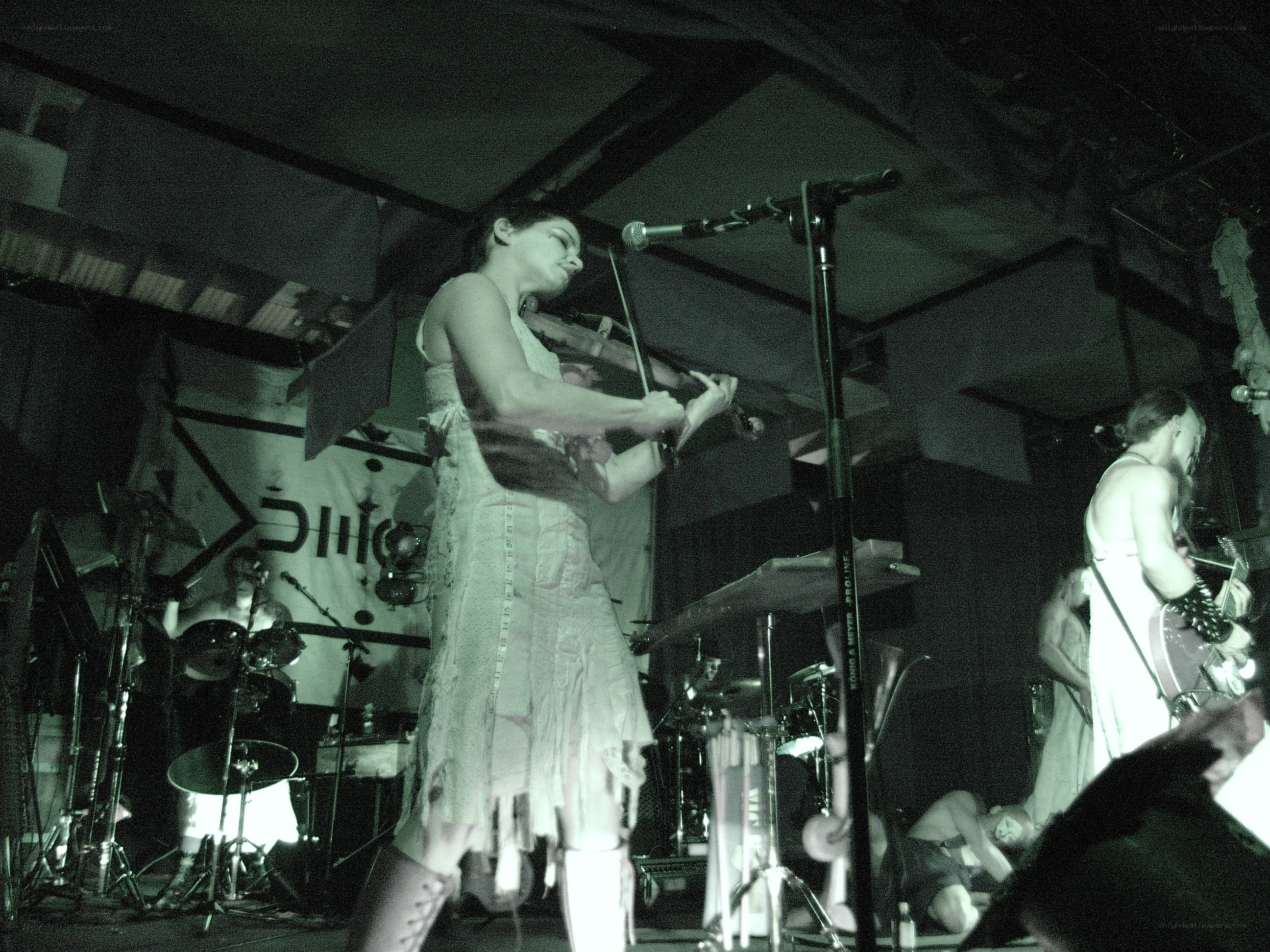 Band performing on stage