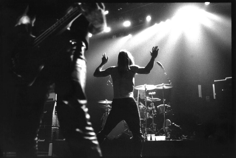 Band performing on stage