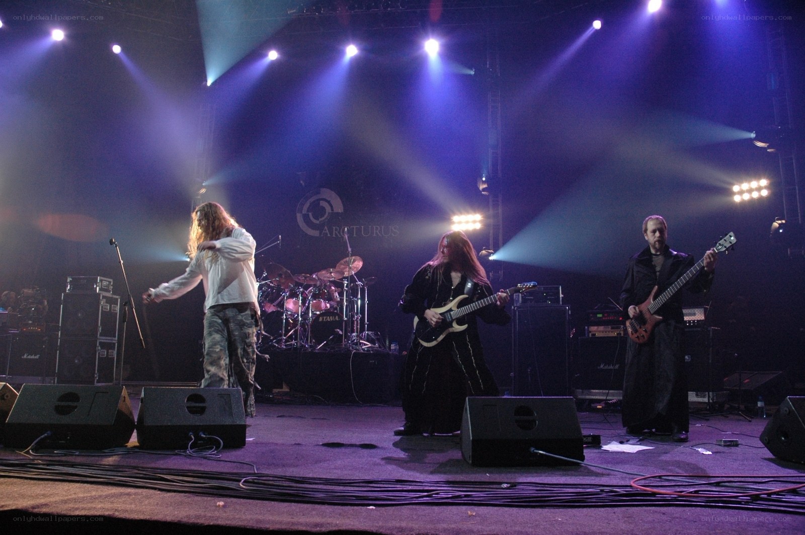 Band performing on stage