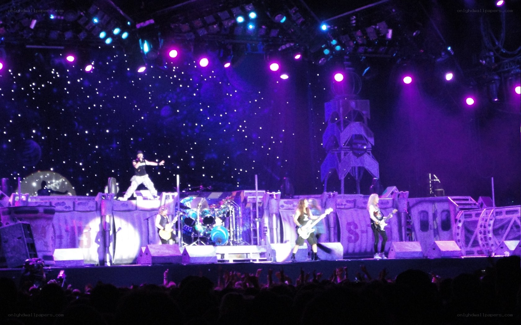 band performing on stage