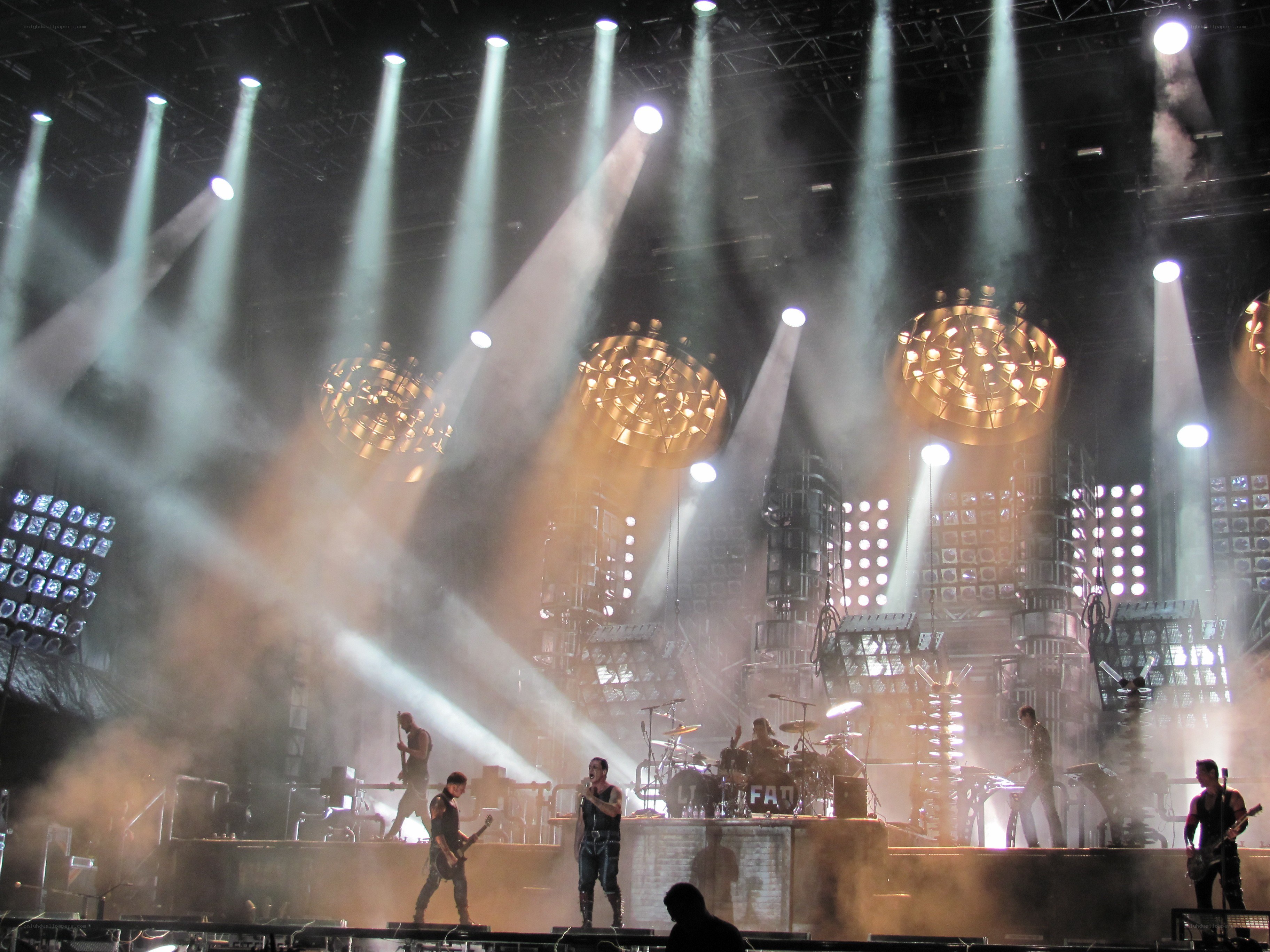 band performing on stage