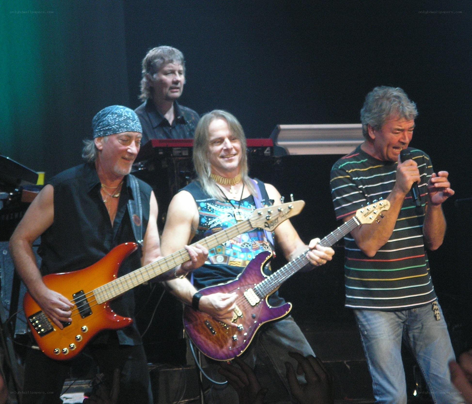 band performing on stage