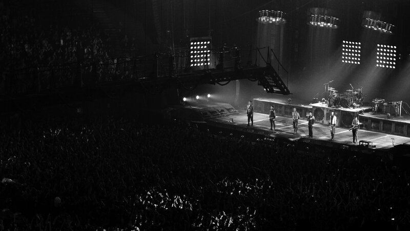 band performing on stage