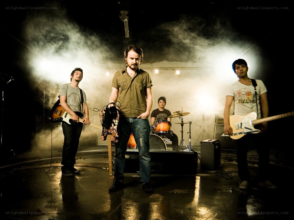 band performing on stage