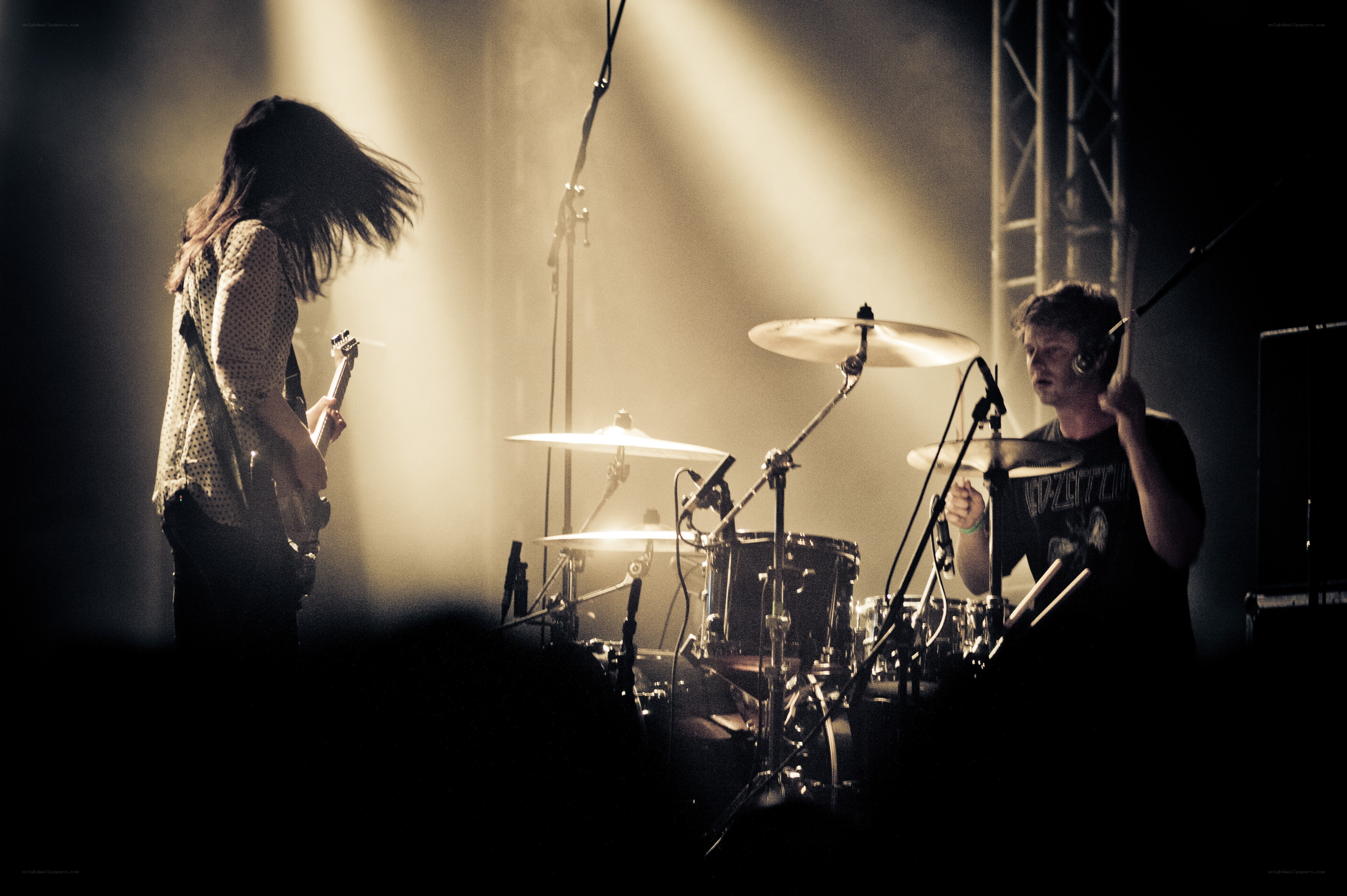 Band performing on stage
