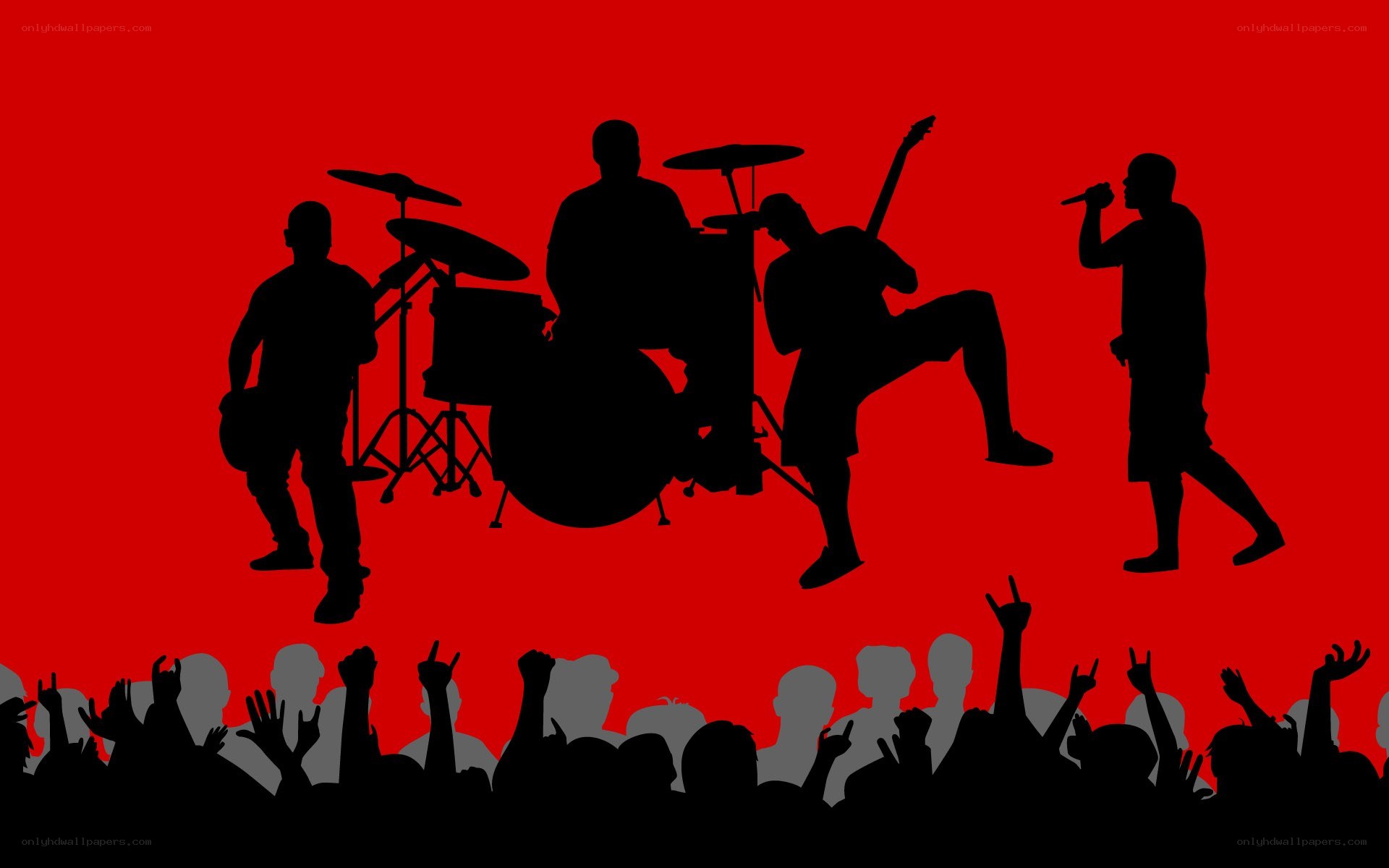 band performing on stage