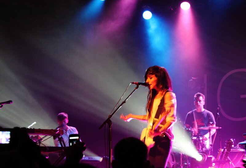 band performing on stage