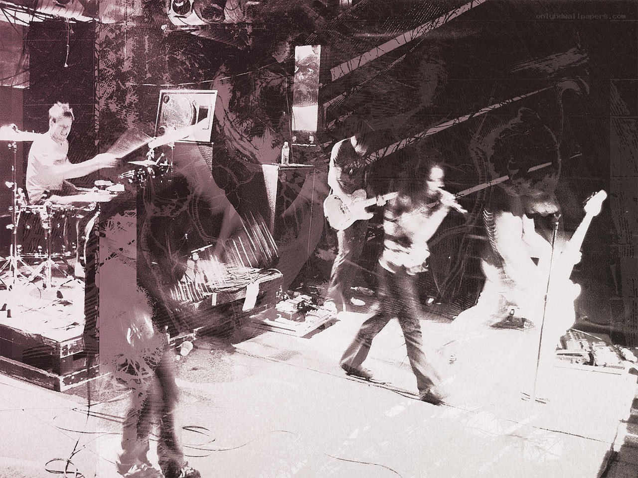 band performing on stage