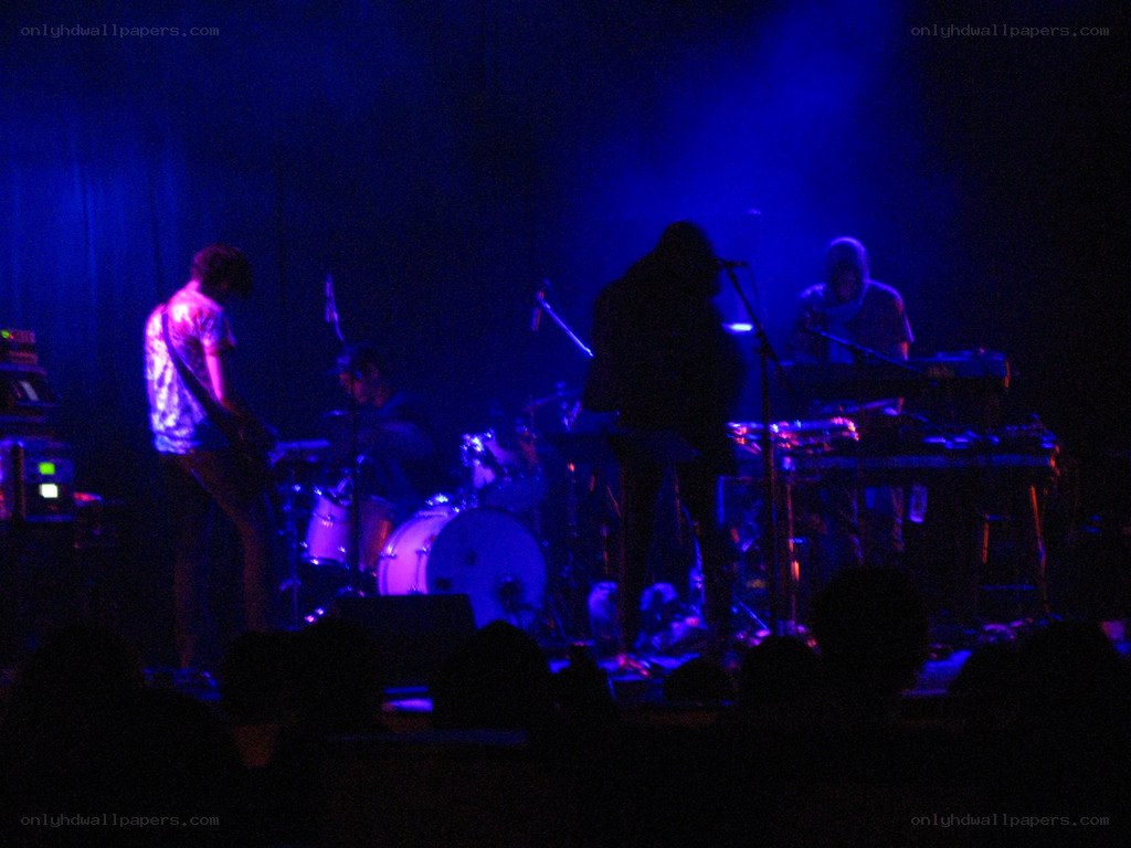 band performing on stage