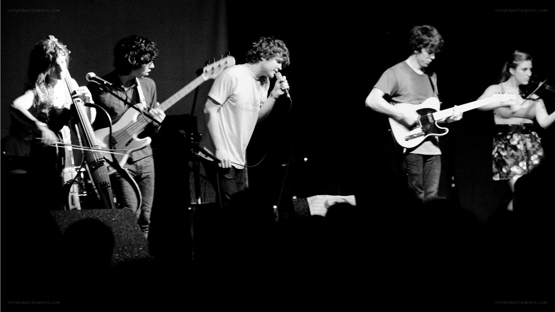 band performing on stage