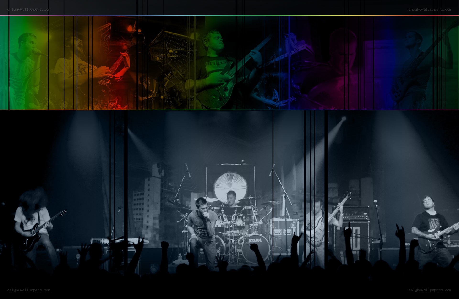 band performing on stage