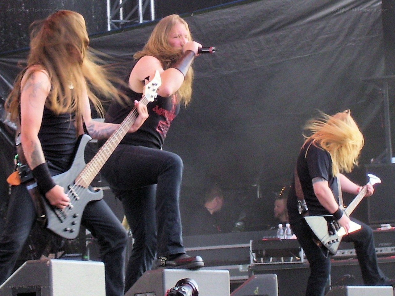 band performing on stage