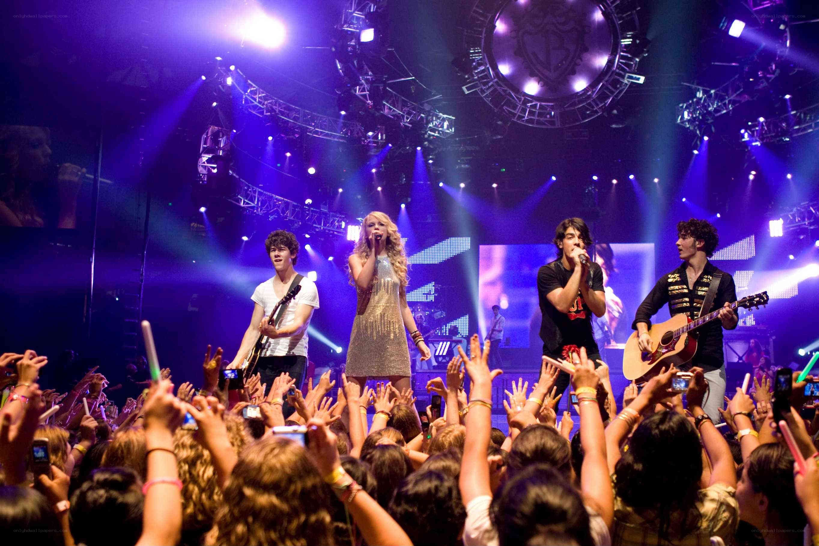 band performing on stage