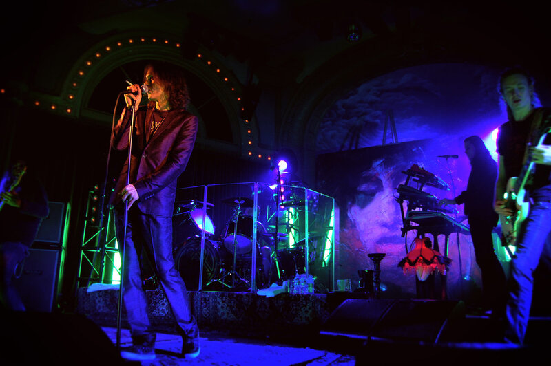 Band performing on stage