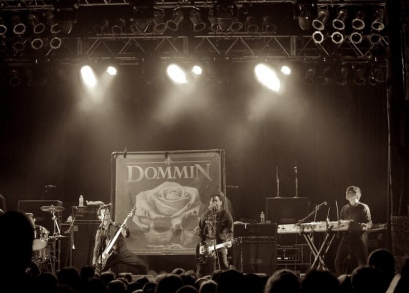 band performing on stage