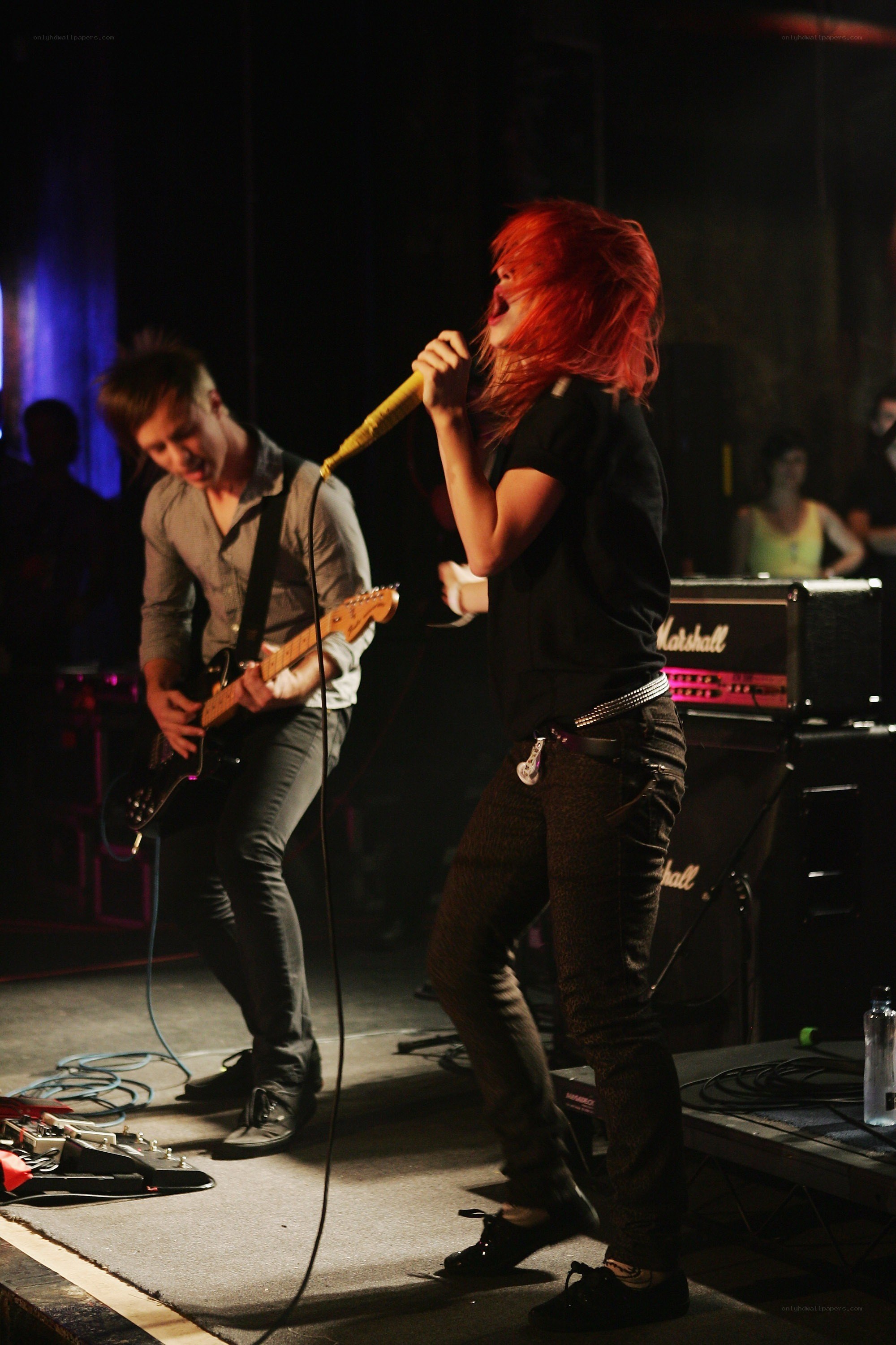 band performing on stage